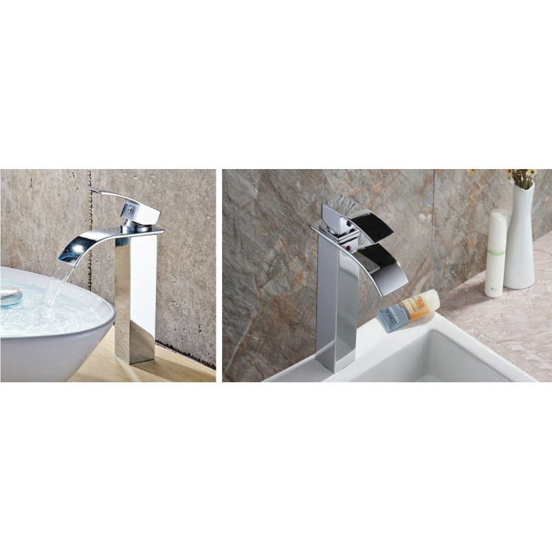 Nowoczesna Bateria Umywalkowa Falcon 30 - Wysoka, Chromowana Elegancja BAT-00149