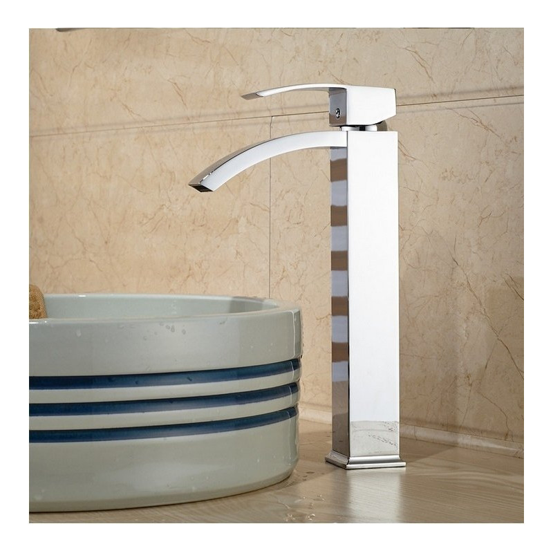 Elegancka bateria wysoka Enzo H chromowana - nowoczesność i styl w Twojej łazience!