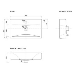 Elegancka Umywalka Valencia 50 w Super Cenie!