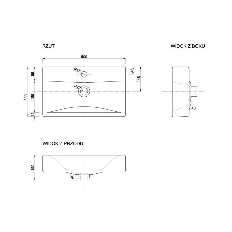 Elegancka Umywalka Valencia 50 w Super Cenie!