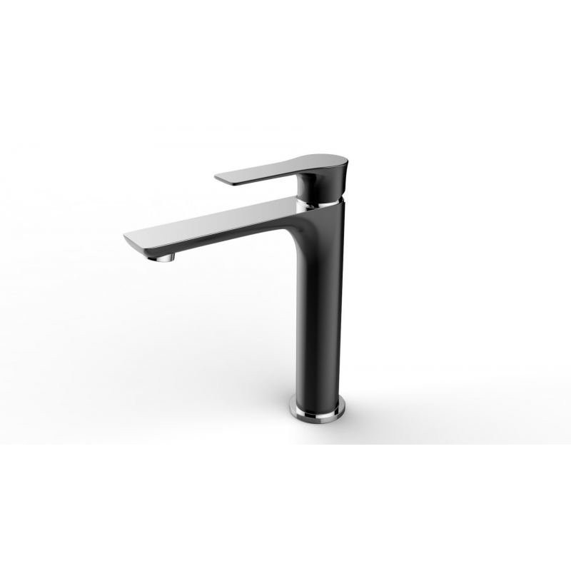 Nowoczesna Bateria RAILA Black - Elegancka i Wysoka Jednouchwytowa do Twojej Łazienki