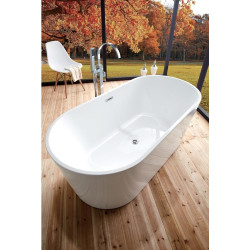 Nowoczesna Wanna Wolnostojąca Silvano 170x80 - Elegancja i Styl w Twojej Łazience