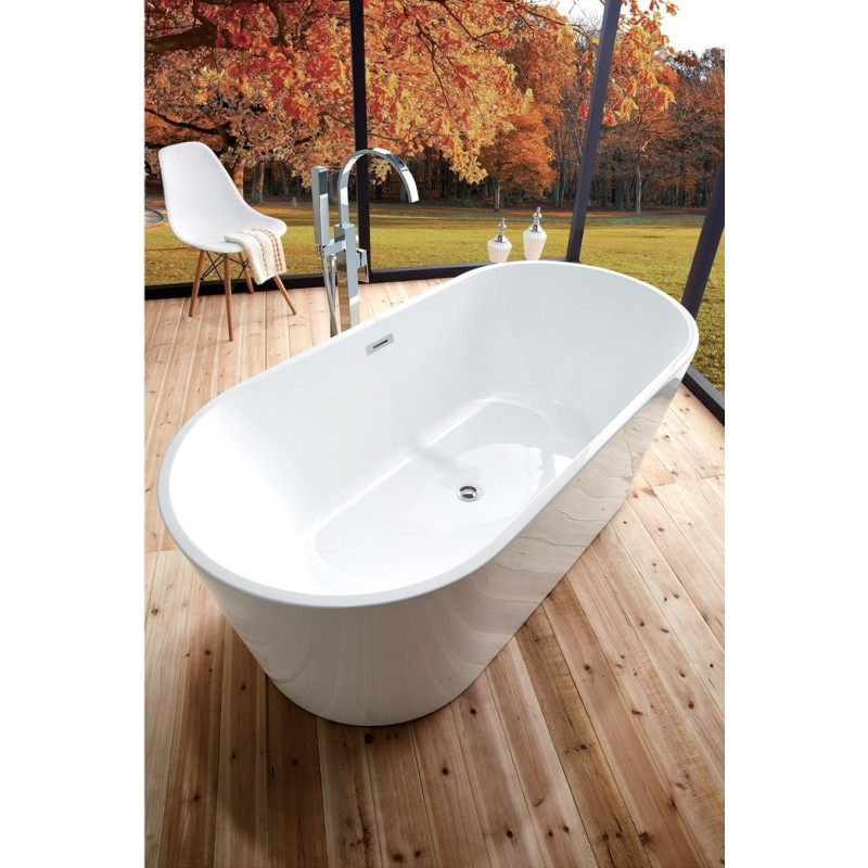 Nowoczesna Wanna Wolnostojąca Silvano 170x80 - Elegancja i Styl w Twojej Łazience