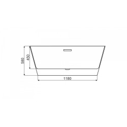 Luksusowa Wanna Olimpia 150 cm – Komfort i Styl dla Twojej Łazienki