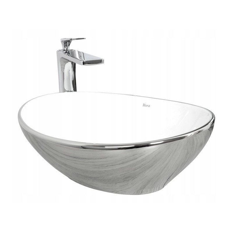 Elegancka Umywalka Sofia Silver - Stylowy Dodatek do Twojej Łazienki