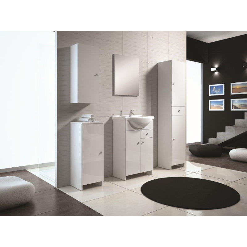 Funkcjonalna Szafka Łazienkowa z Umywalką TAMPA 55 - Styl i Praktyczność W Jednym