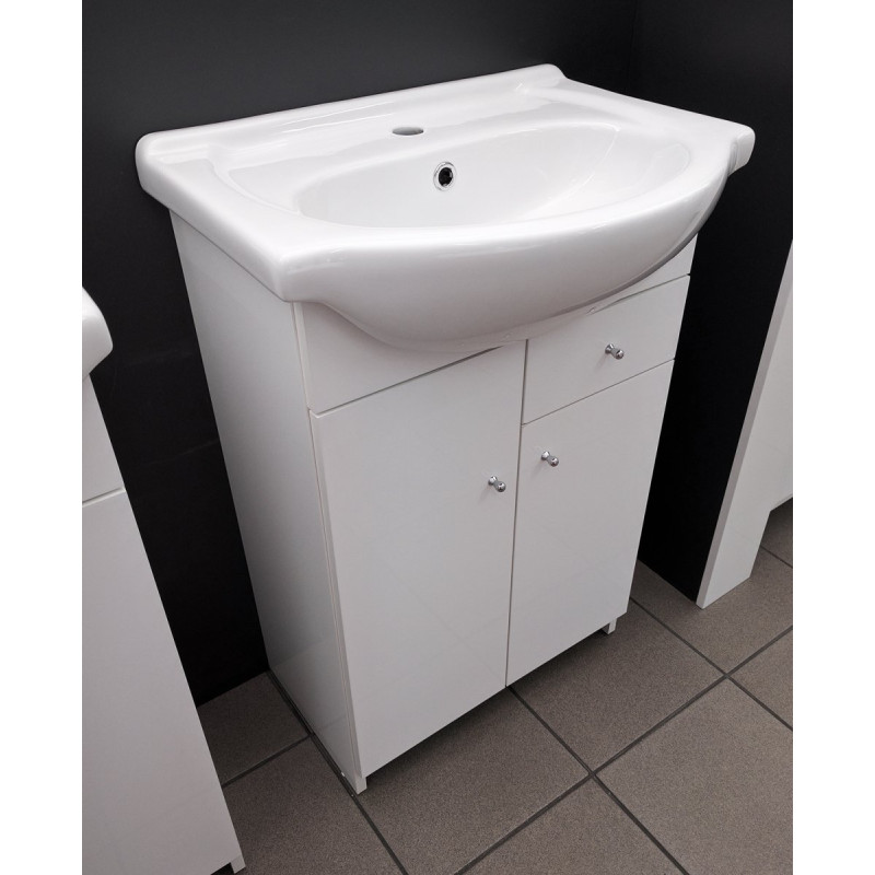 Funkcjonalna Szafka Łazienkowa z Umywalką TAMPA 55 - Styl i Praktyczność W Jednym