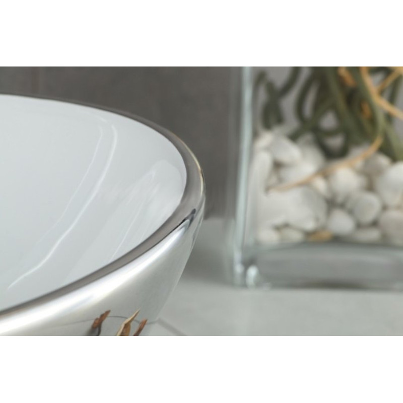 Elegancka Umywalka Sofia Silver - Stylowy Dodatek do Twojej Łazienki