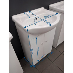 Nowoczesna szafka łazienkowa z umywalką TAMPA 50 – Styl i funkcjonalność w Twoim domu