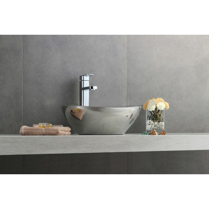 Elegancka Umywalka Sofia Silver - Stylowy Dodatek do Twojej Łazienki