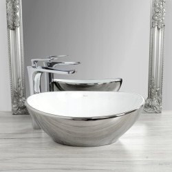 Elegancka Umywalka Sofia Silver - Stylowy Dodatek do Twojej Łazienki