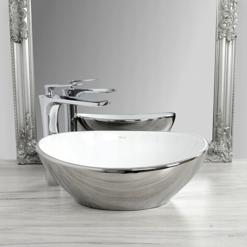 Elegancka Umywalka Sofia Silver - Stylowy Dodatek do Twojej Łazienki