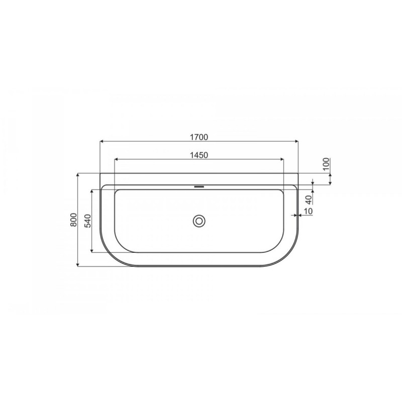 Wanna Wolnostojąca Olimpia 170 cm - Idealne Połączenie Stylu i Komfortu