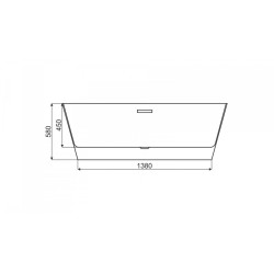 Wanna Wolnostojąca Olimpia 170 cm - Idealne Połączenie Stylu i Komfortu
