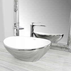 Elegancka Umywalka Sofia Silver - Stylowy Dodatek do Twojej Łazienki