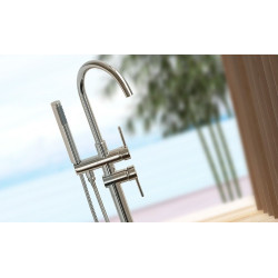 Luksusowa Bateria Podłogowa LUNGO ORTIS Chrom do Wanny - Elegancja i Styl