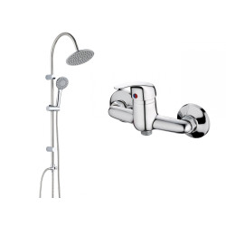 Nowoczesny Zestaw Prysznicowy Trend z Baterią Lagos dla Eleganckiego Łazienkowego Wykończenia