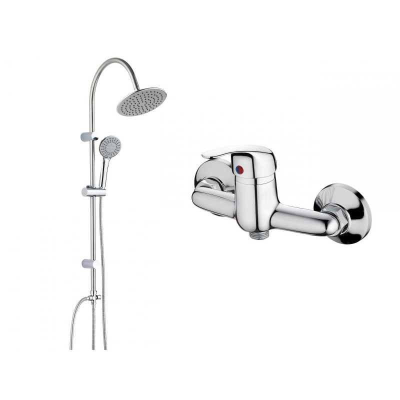 Nowoczesny Zestaw Prysznicowy Trend z Baterią Lagos dla Eleganckiego Łazienkowego Wykończenia