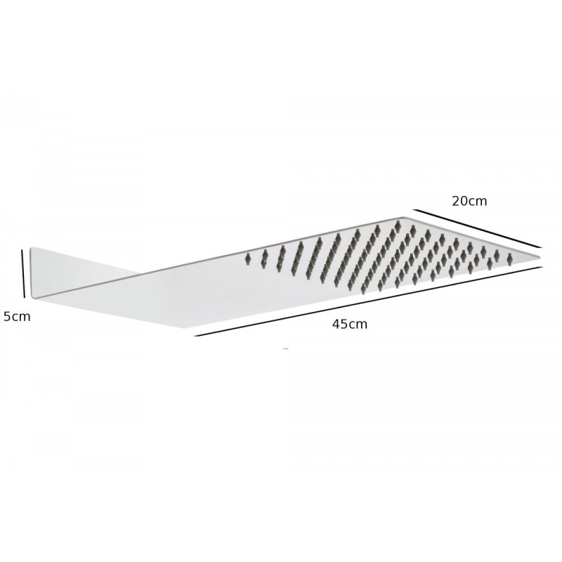 Ścienna Deszczownica Extra Slim Premium – Luksusowy Prysznic Codzienny