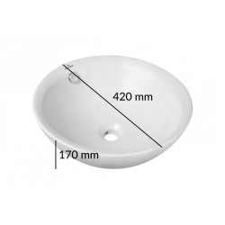 Stylowa Umywalka Ceramiczna Tara – Elegancja Twojej Łazienki