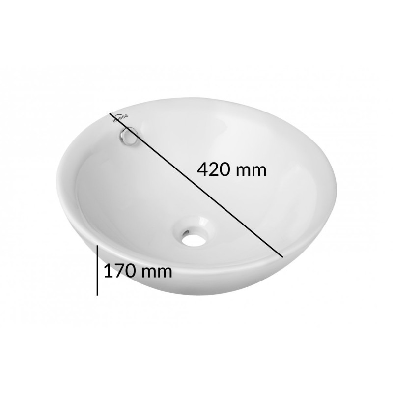 Stylowa Umywalka Ceramiczna Tara – Elegancja Twojej Łazienki