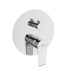 Laveo Largo bateria natryskowa podtynkowa chrom