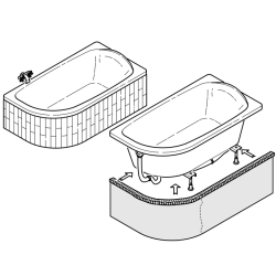 Nowoczesna obudowa styropianowa do wanien półokrągłych - Elegancja i Ciepło