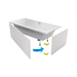 Flex obudowa do zabudowy wanny płytkami , 180 cm