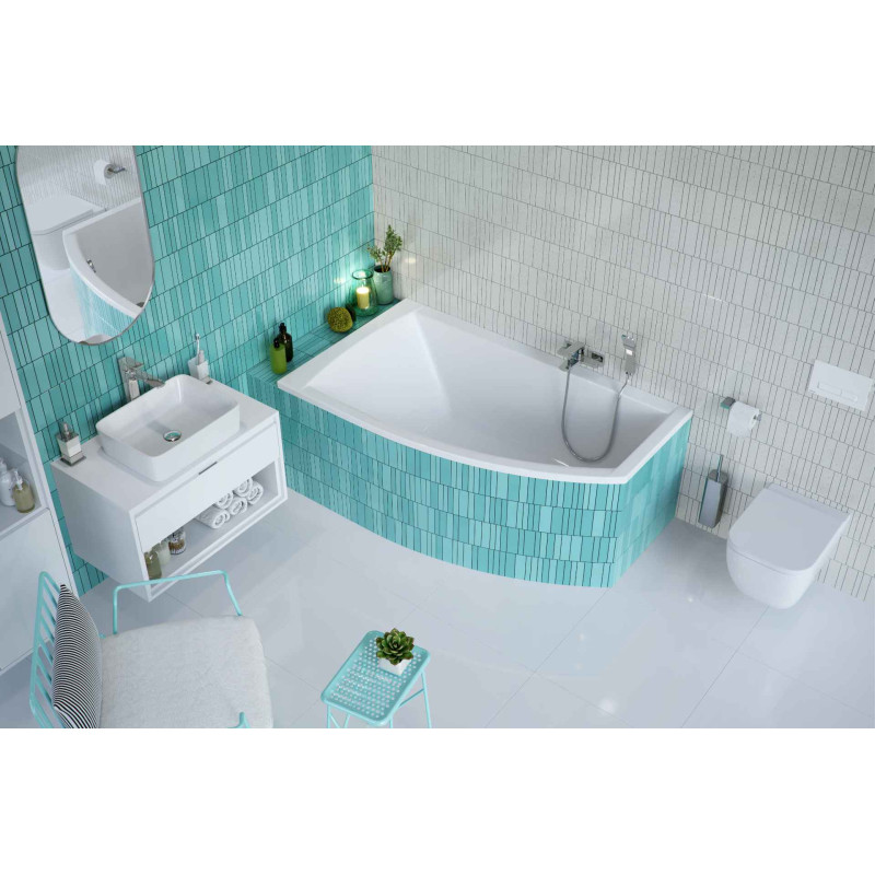 Excellent Flex obudowa do zabudowy wanny narożnej płytkami nan