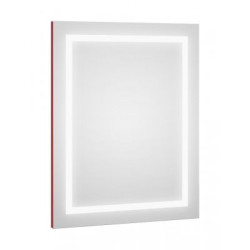 Lustro DOT LED z czerwonym połyskiem - Elegancja i styl dla Twojego wnętrza!