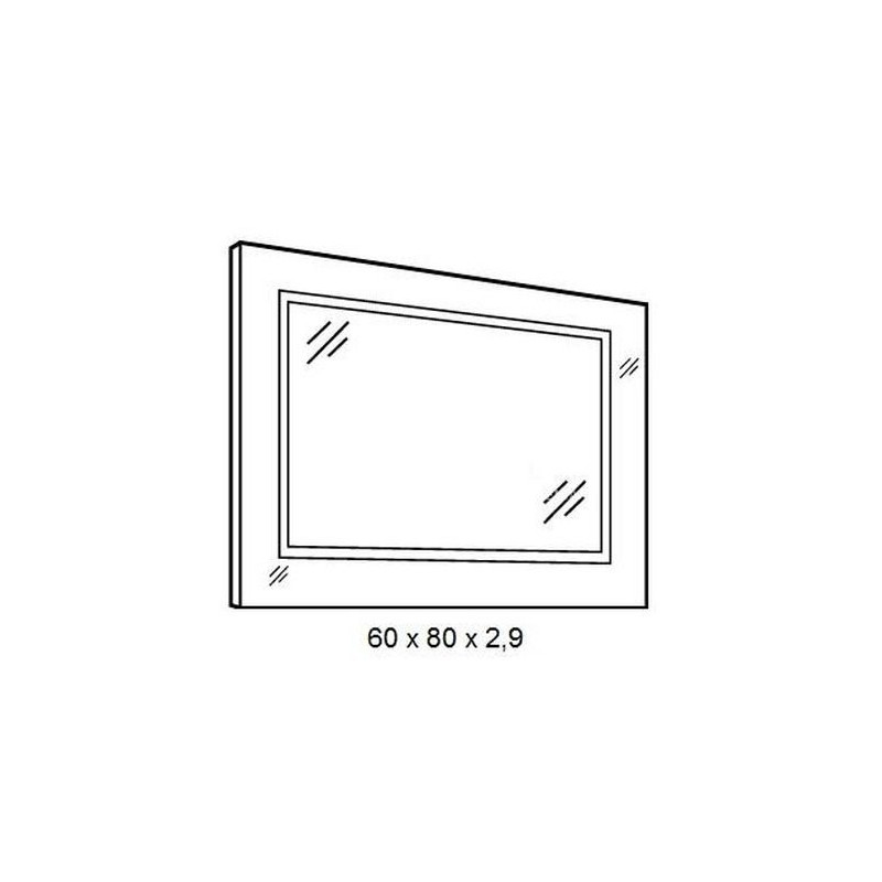 Lustro DOT LED z czerwonym połyskiem - Elegancja i styl dla Twojego wnętrza!