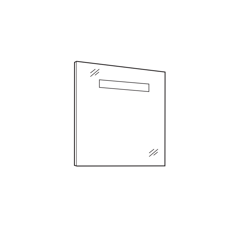 Odkryj Nowoczesne Lustro Ścienne EMU L60 dla Twojego Wnętrza!