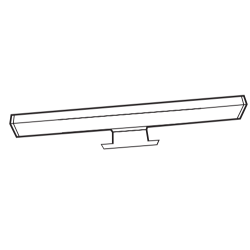 Elegancki Kinkiet Chromowany HELEN LED 40 cm - Nowoczesna Lampa Ścienna