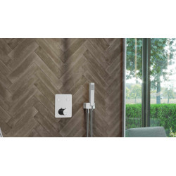 Krotos bateria prysznicowo-wannowa podtynkowa 2 funkcyjna, termostatyczna, chrom