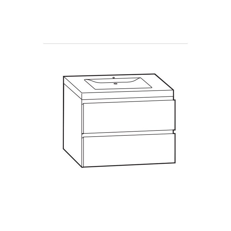 Elegancka Szafka Wisząca COMO D60 - Nowoczesność w Twoim Domu!