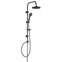 Czarna Deszczownica Cento z Funkcją Hydromasażu i Antykamieniem