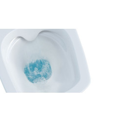 Cersanit Arteco CLEAN ON: Stylowy WC kompakt z deską wolnoopadającą, bezrantowy, biały połysk