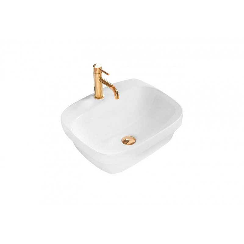 Nowoczesna Umywalka Ceramiczna Marika 50x43 - Stylowa Elegancja na Twój Blat