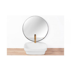 Nowoczesna Umywalka Ceramiczna Marika 50x43 - Stylowa Elegancja na Twój Blat