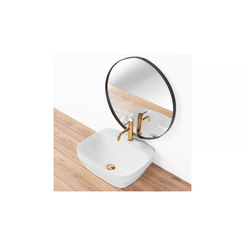 Nowoczesna Umywalka Ceramiczna Marika 50x43 - Stylowa Elegancja na Twój Blat