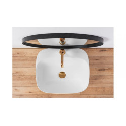 Nowoczesna Umywalka Ceramiczna Marika 50x43 - Stylowa Elegancja na Twój Blat