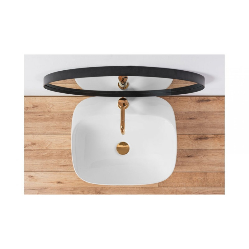 Nowoczesna Umywalka Ceramiczna Marika 50x43 - Stylowa Elegancja na Twój Blat