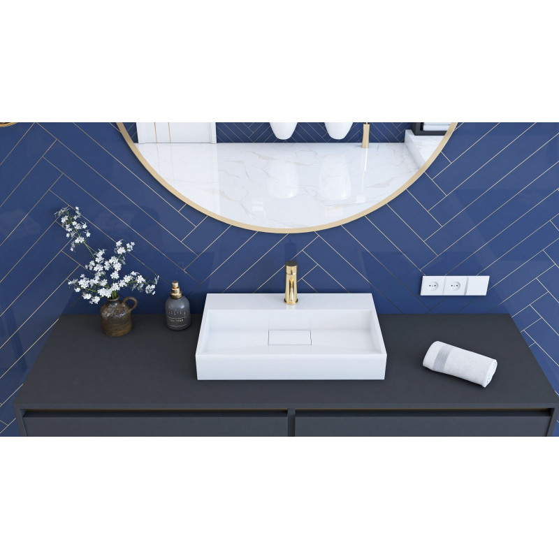 Stylowa Umywalka Goya 60 z Konglomeratu - Nowoczesny Design