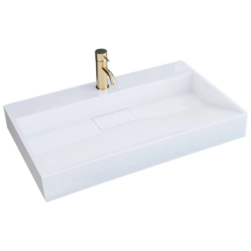 Stylowa Umywalka z Konglomeratu GOYA 70 – Nowoczesna Elegancja w Twojej Łazience