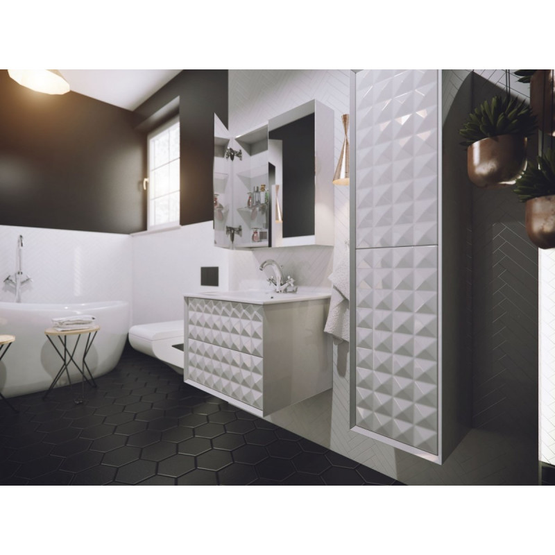 Wisząca Szafka ZIRCO D60 - Elegancja i Funkcjonalność w Twojej Łazience