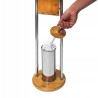 Elegancki Stojak na Papier Toaletowy - Chromowany Bambus, Model REA HOM-07500