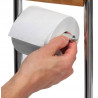 Elegancki Stojak na Papier Toaletowy - Chromowany Bambus, Model REA HOM-07500