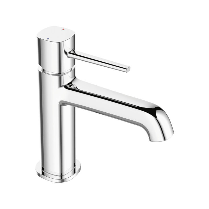 Nowoczesna Bateria Umywalkowa POLA Chrom Jednouchwytowa z Klik-klak i Łatwym Montażem