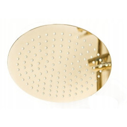 Ekskluzywny Złoty Zestaw Natryskowy Vincent z Termostatem