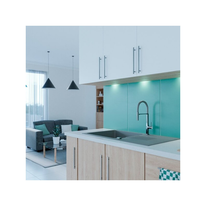 Bateria Pola BAP 678D - Styl i Wygoda z Ruchomą Wylewką Chrom/Biała